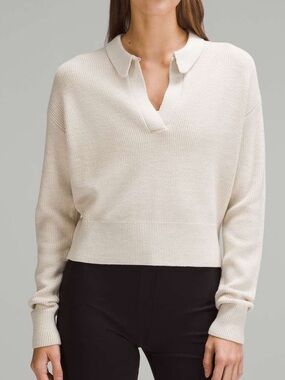 Lululemon Cream merino wool Sweater